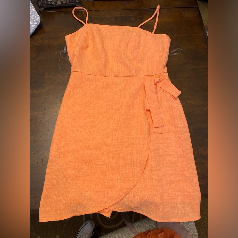 Altar’s State Orange Mini Dress